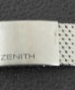 Zenith originale bracciale vintage maglia Mash 20 mm acciaio buona condizione.